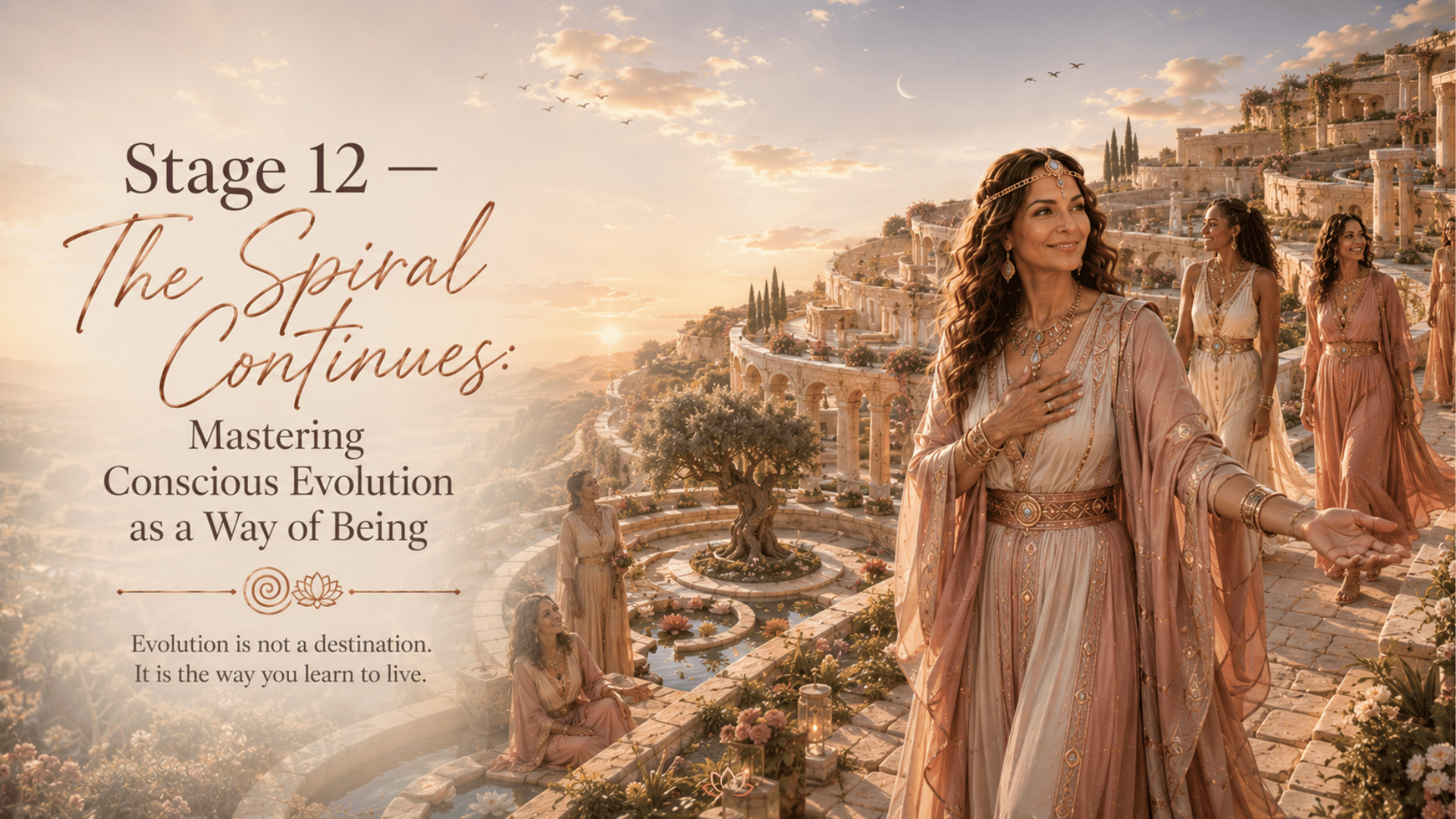 Stage 12 — The Spiral Continues: Mastering Conscious Evolution as a Way of Being